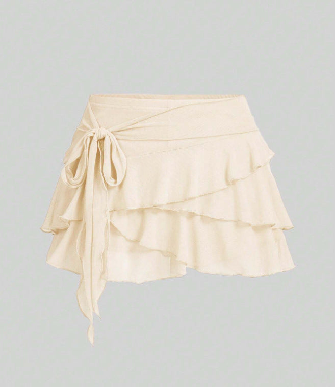 Asimetrik Dikişli Seksi Mini Etek Niebbla