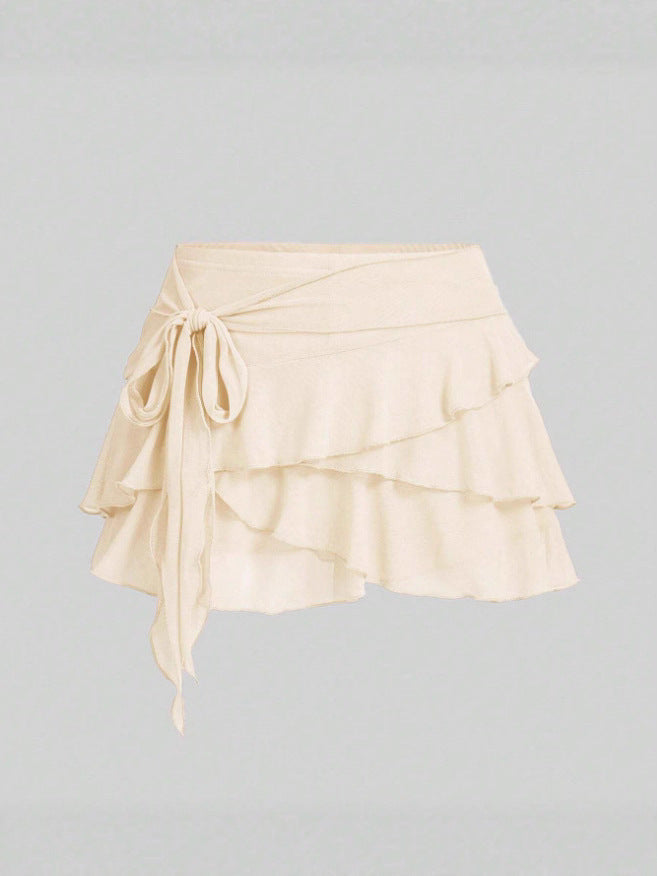 Asimetrik Dikişli Seksi Mini Etek Niebbla