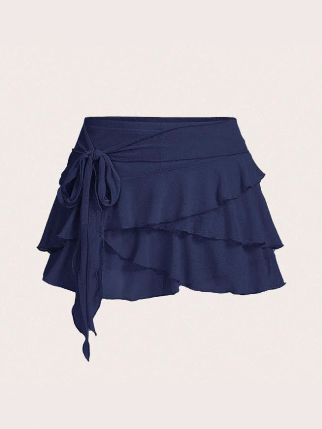 Asimetrik Dikişli Seksi Mini Etek Niebbla