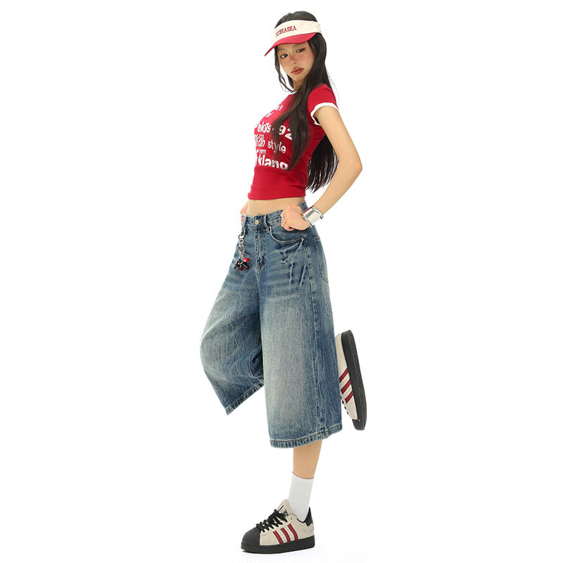 Manifest Stil Uzun Kot Şort Niebbla