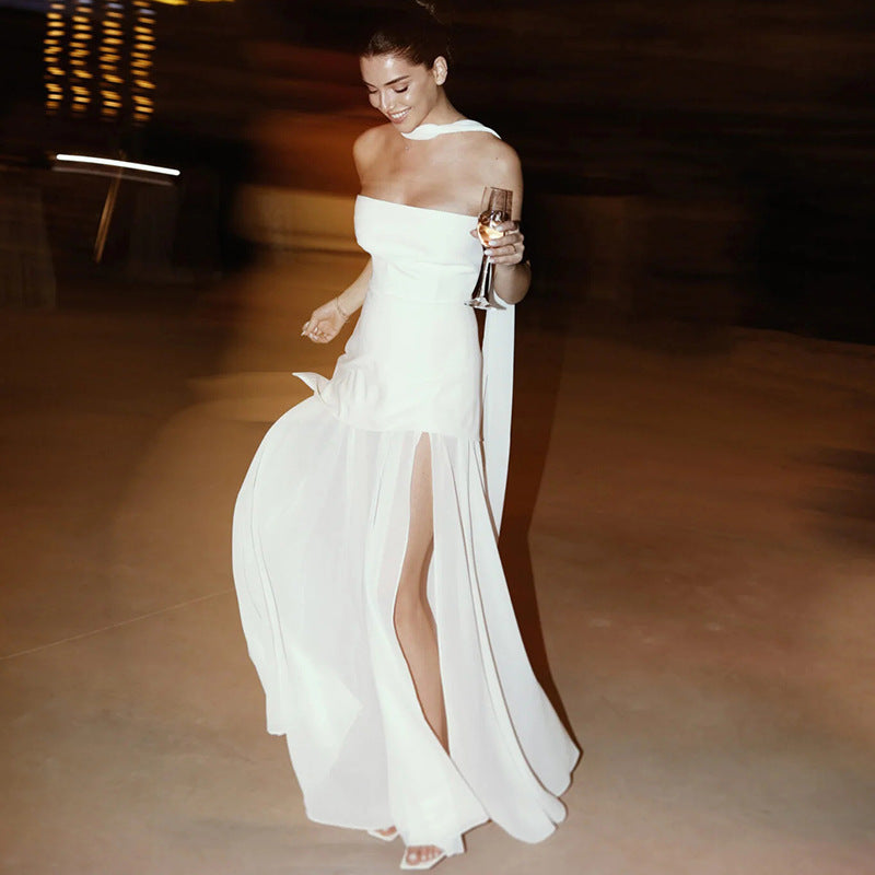 Valerie | Asimetrik Maxi Elbise THESVELTECHIC