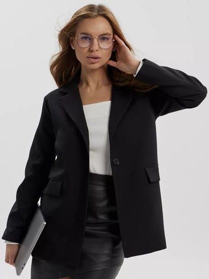 Elysia Uzun Blazer Ceket Niebbla