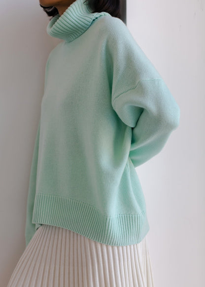 Luxe Oversize Balıkçı Yaka Kazak Niebbla