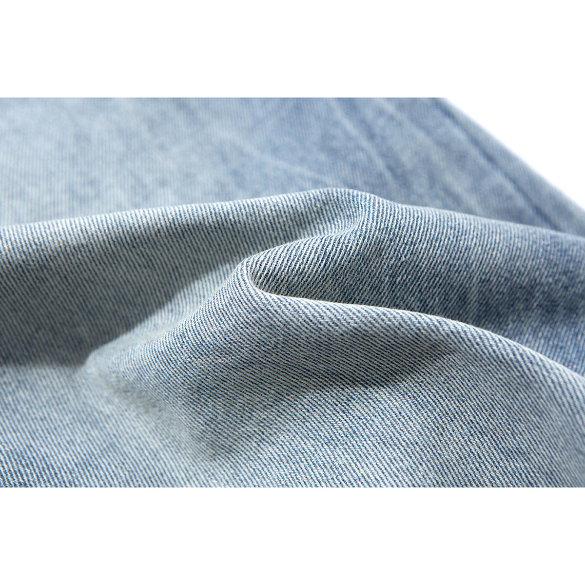 Buz Mavisi Bol Kot Şort Niebbla