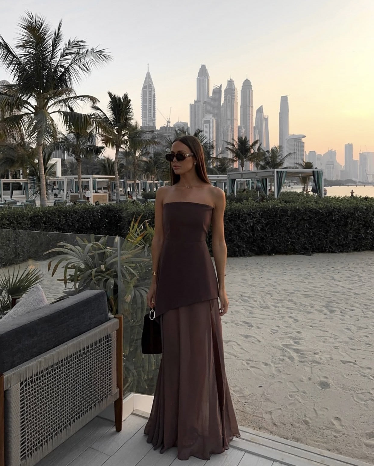 Valerie | Asimetrik Maxi Elbise THESVELTECHIC