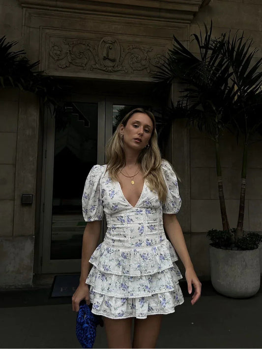 Andie Fırfırlı Mini Elbise Siaora