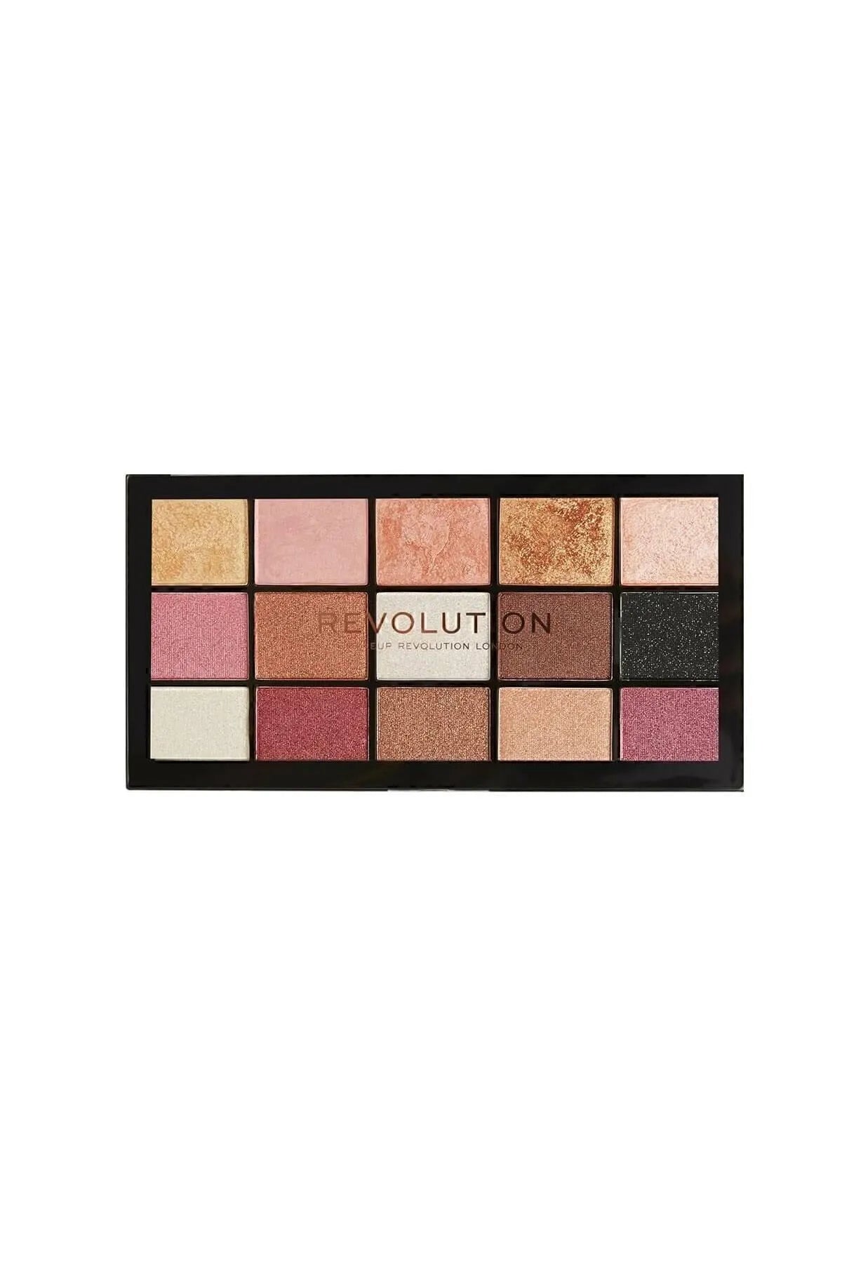 Revolution Reloaded Palette Affection Sıcak Ve Işıltılı Ton 15'li Far Paleti Beauty World