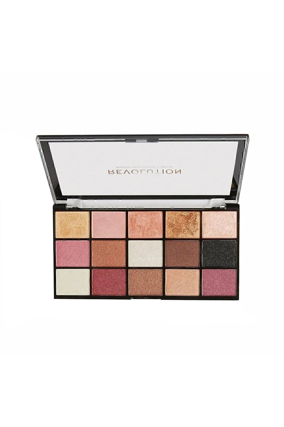 Revolution Reloaded Palette Affection Sıcak Ve Işıltılı Ton 15'li Far Paleti Beauty World