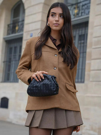 Celine Suni Süet Ceket Siaora