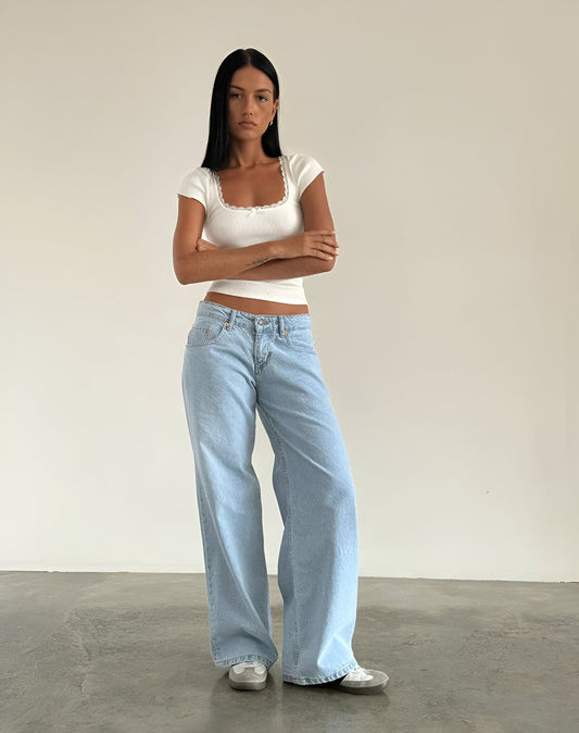 Sara | Düşük Bel Jean Niebbla