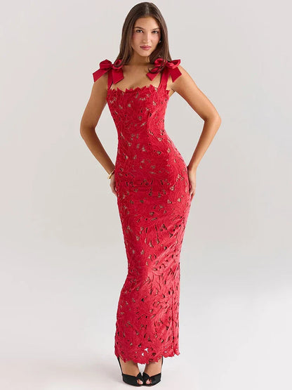 Valentina Maxi Elbise Siaora