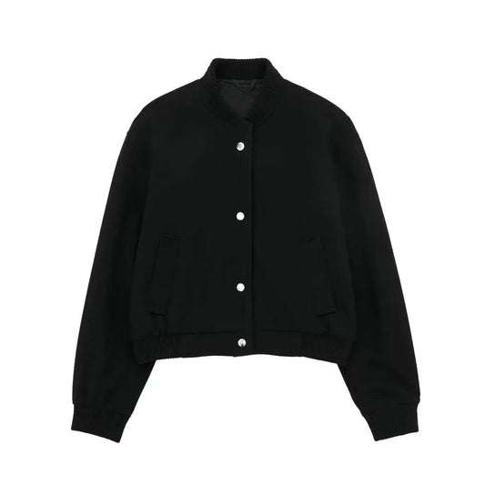 Minimalist Varsity Tarzı Bomber Ceket Siaora