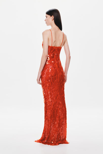 Beatrice - Payetli Maxi Elbise