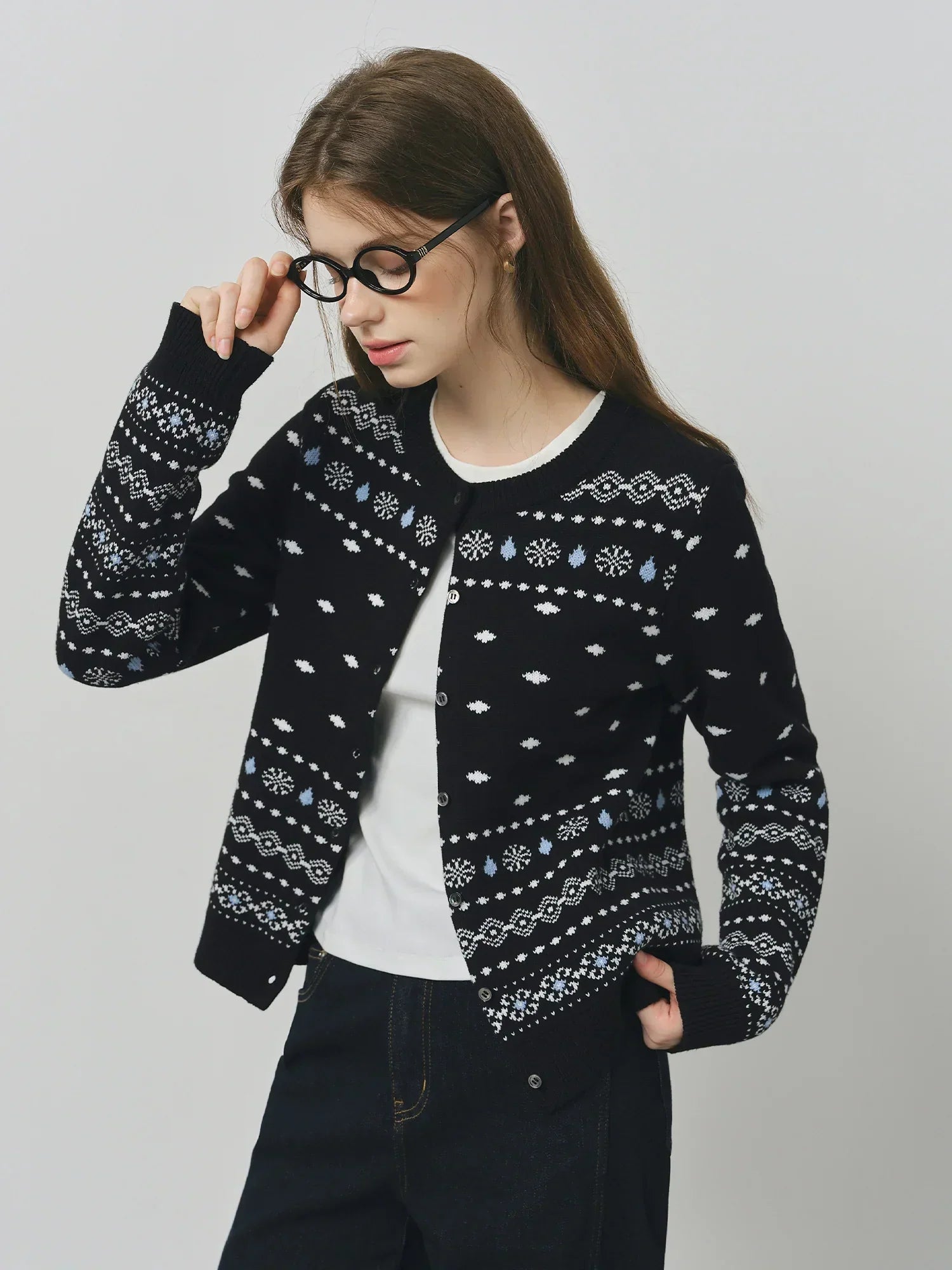 Açık Örgü Kadın Slim Fit Kazak Niebbla