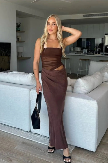 Gina Maxi Elbise Niebbla