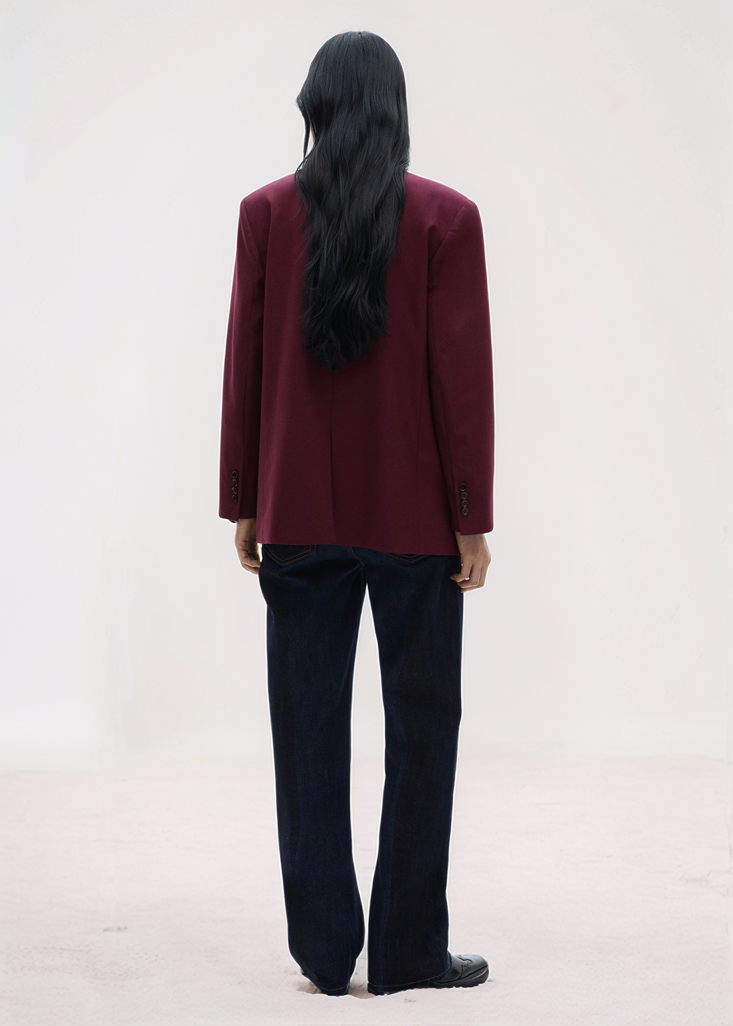 Lindsey Bordo Blazer Siaora