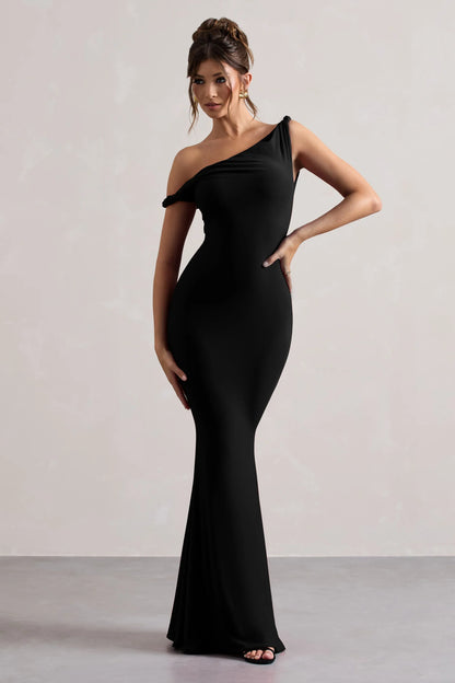 Angela - Asimetrik Maxi Elbise