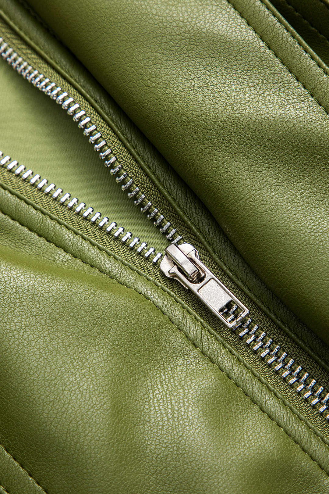 Faux Leather Pocket Ceket Niebbla
