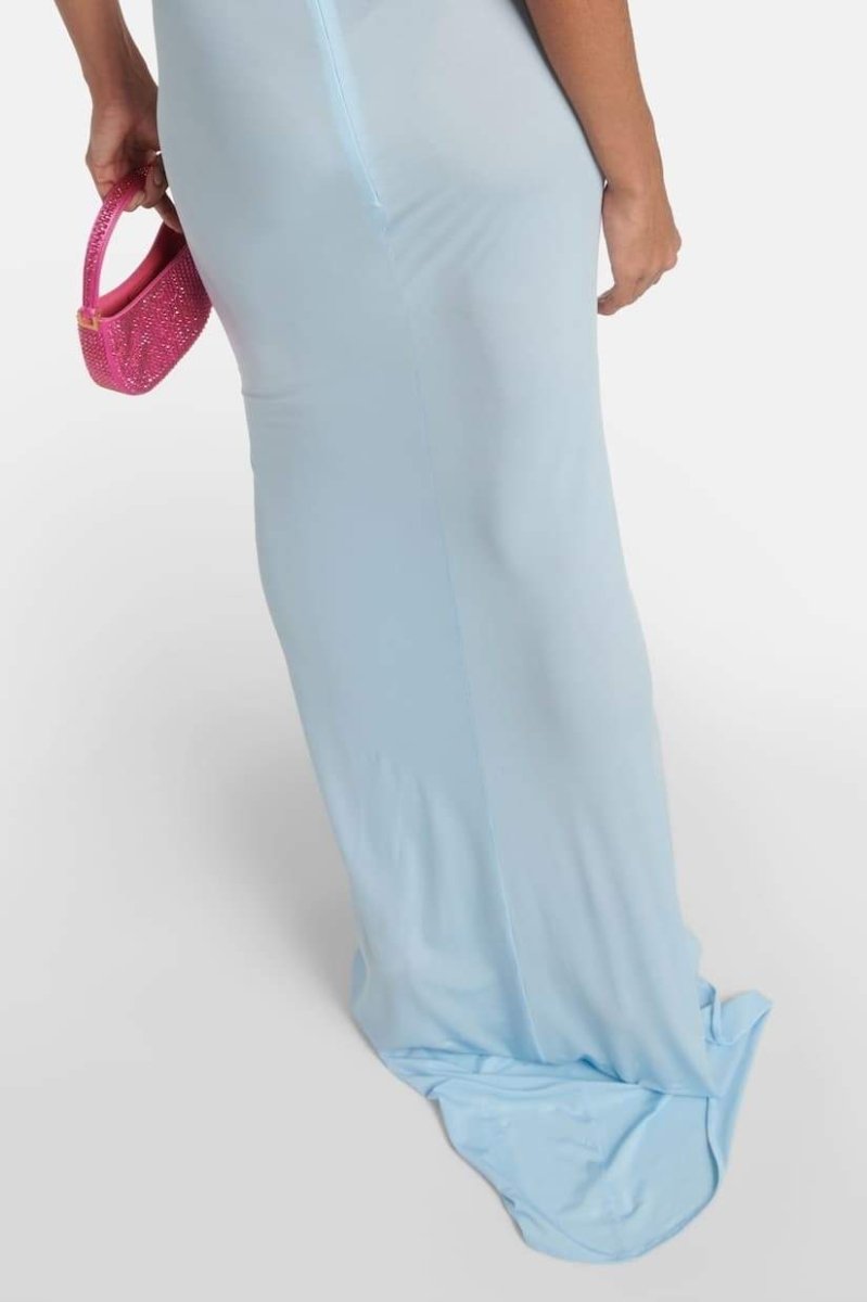 Alexia Halterneck Floral-aplikeli Maxi Elbise Siaora