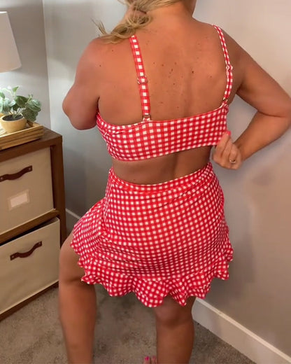 Estelle Ekose Askılı Bikini Takımı Niebbla