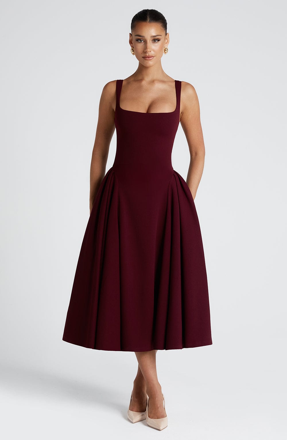 Celeste Midi Elbise Siaora