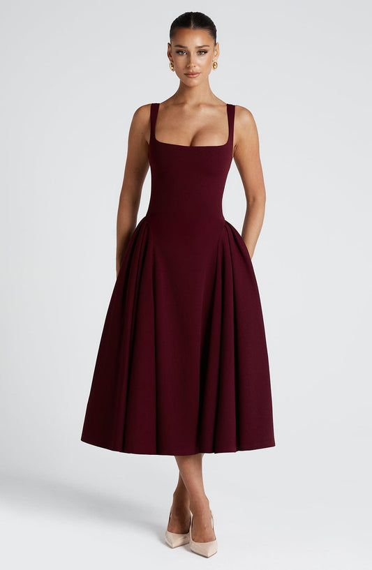 Celeste Midi Elbise Siaora