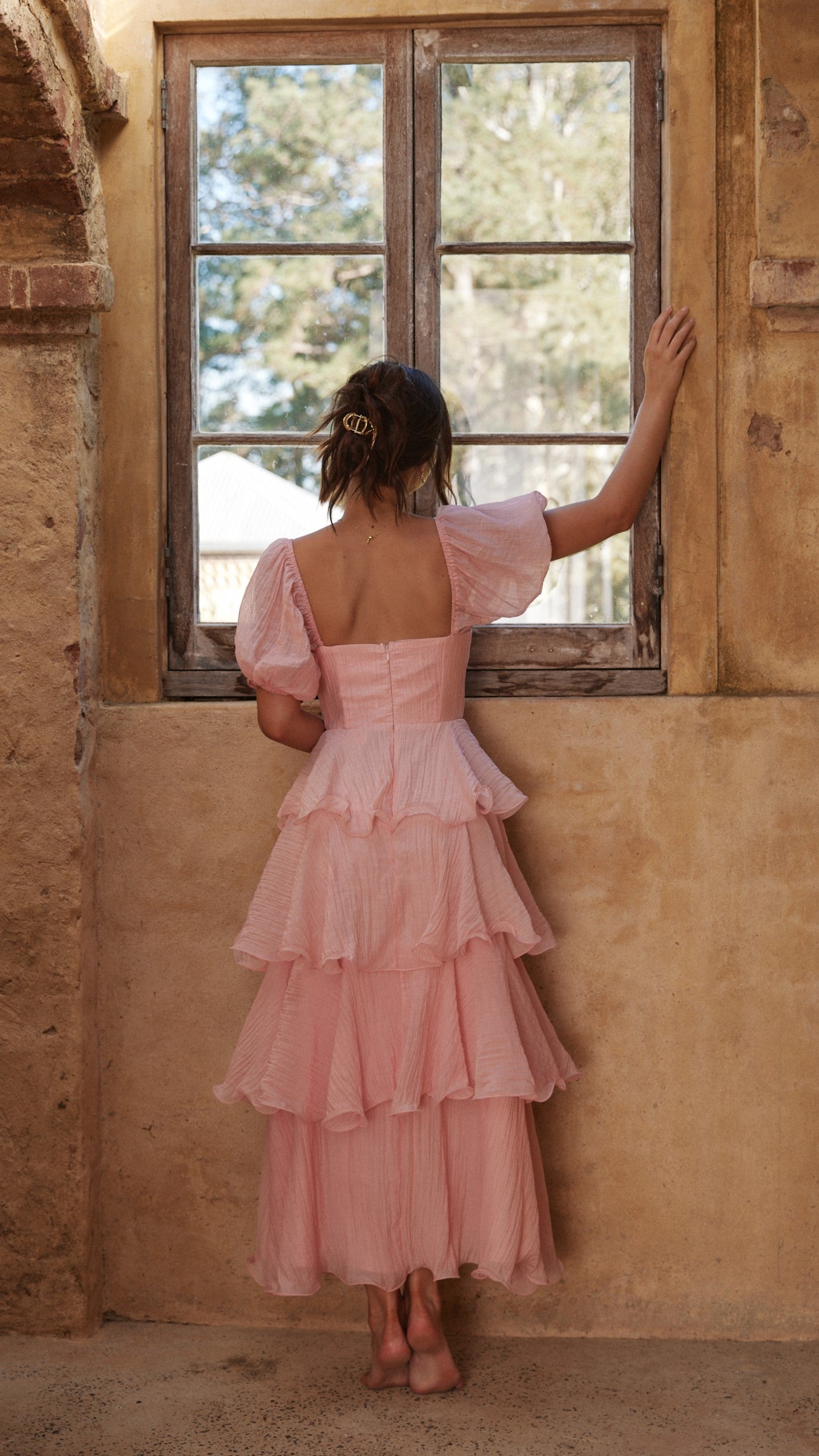 Lanelle Maxi Elbise - Pembe Siaora