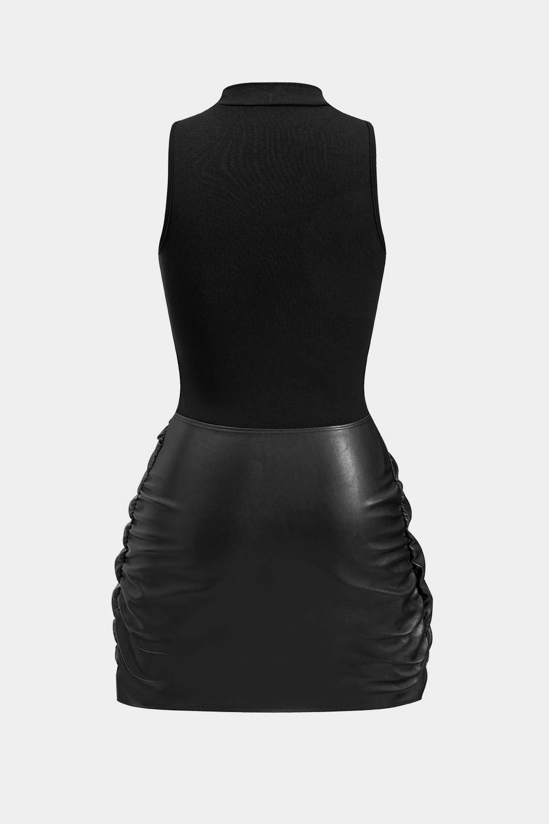 Ön Bağlamalı Kolsuz Mini Elbise Olyssatr