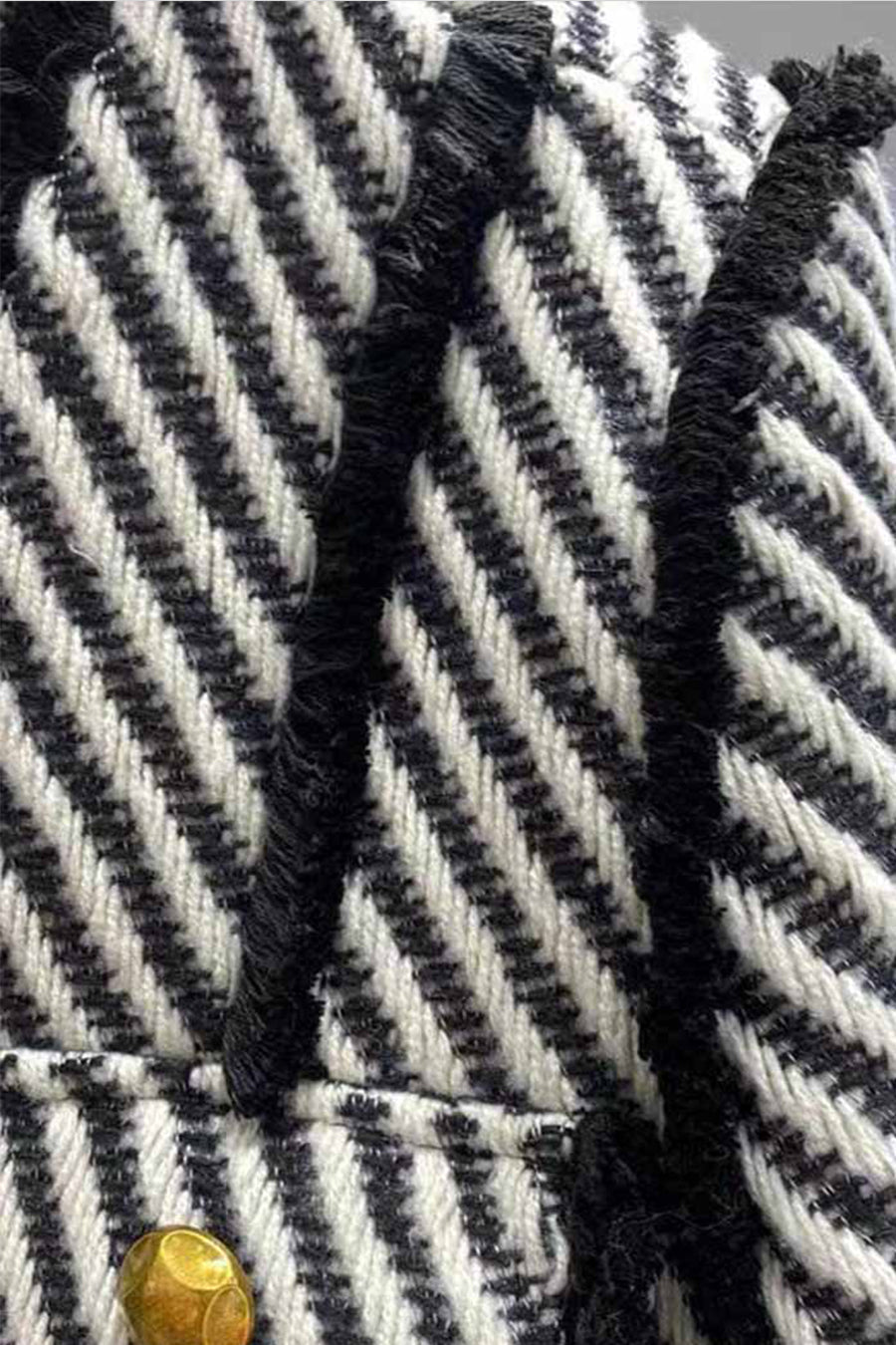 Çizgili Tüvit Blazer Siaora