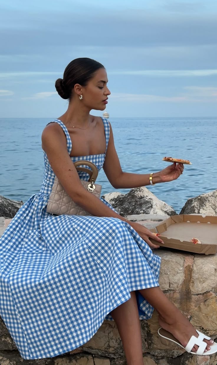 Ariana Kolsuz Midi Yaz Elbisesi Niebbla