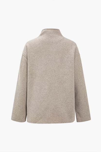 Basic Solid Warm Ceket Siaora