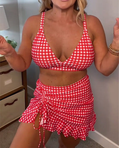 Estelle Ekose Askılı Bikini Takımı Niebbla