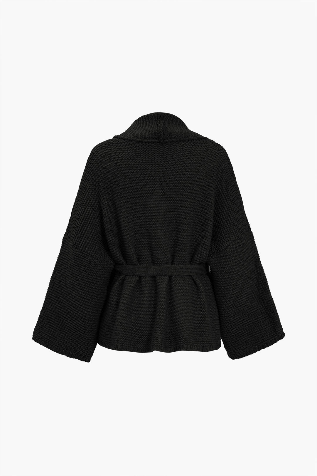 Belted V-neck Sweater Hırka Siaora