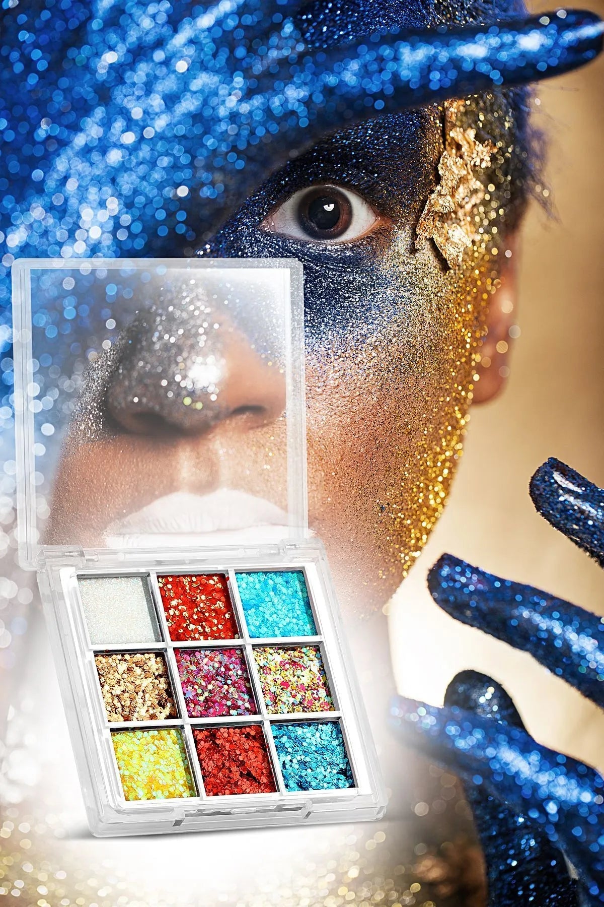 9'lu Glitter Makyaj Paleti Beauty World