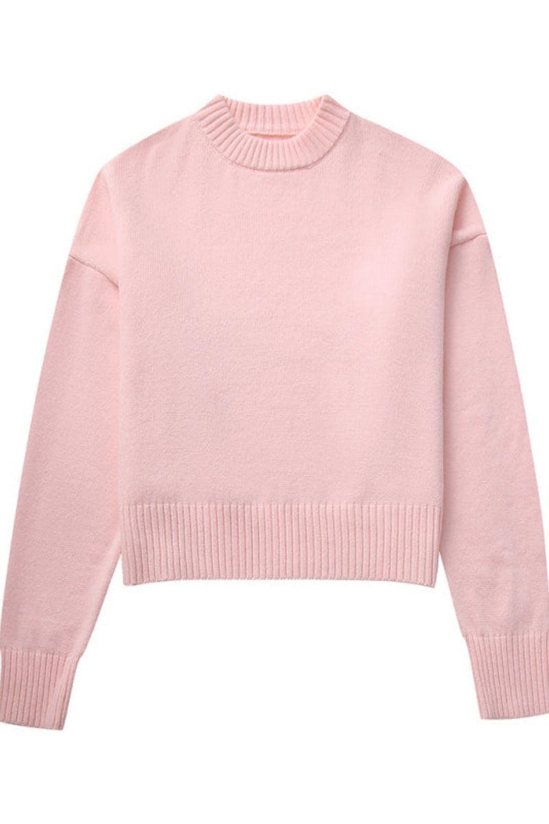 Pudra Pembe Oversize Triko Siaora
