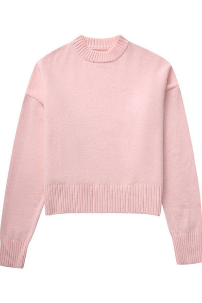 Pudra Pembe Oversize Triko Siaora
