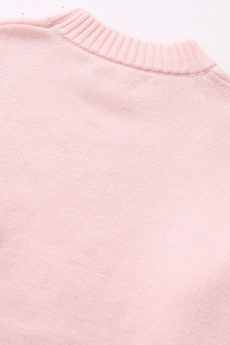Pudra Pembe Oversize Triko Siaora