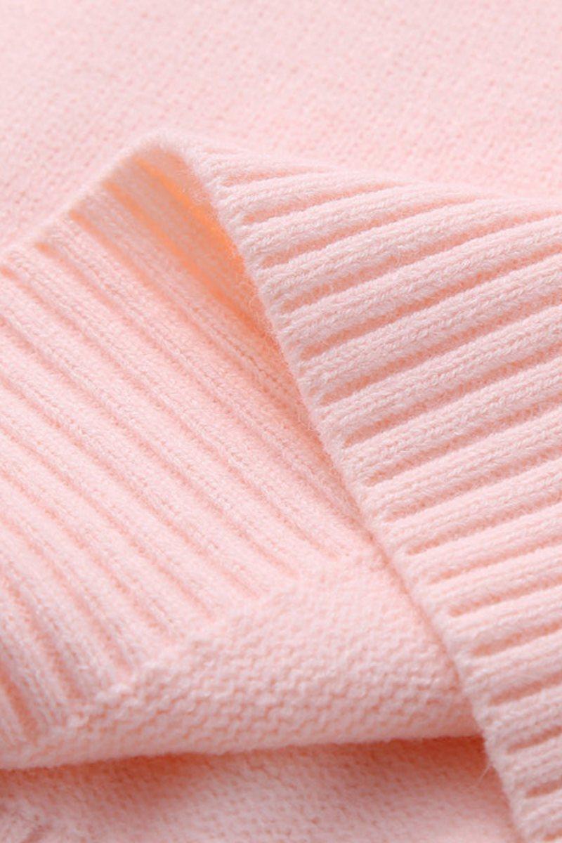 Pudra Pembe Oversize Triko Siaora