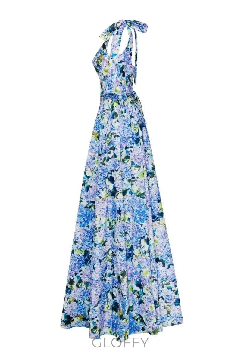Albertine One-Shoulder Maxi Elbise Shine Aura