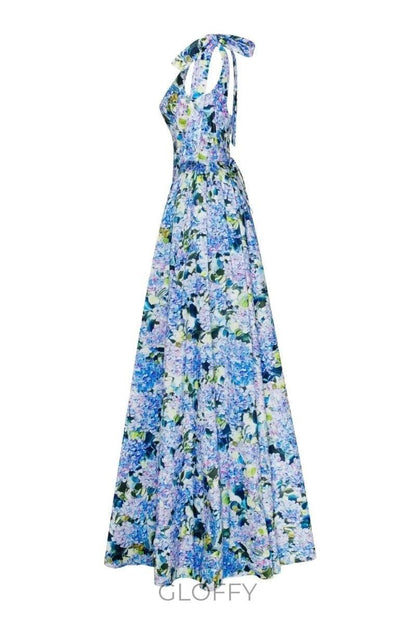 Albertine One-Shoulder Maxi Elbise Shine Aura
