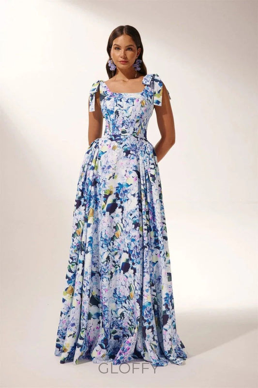 Albertine One-Shoulder Maxi Elbise Shine Aura