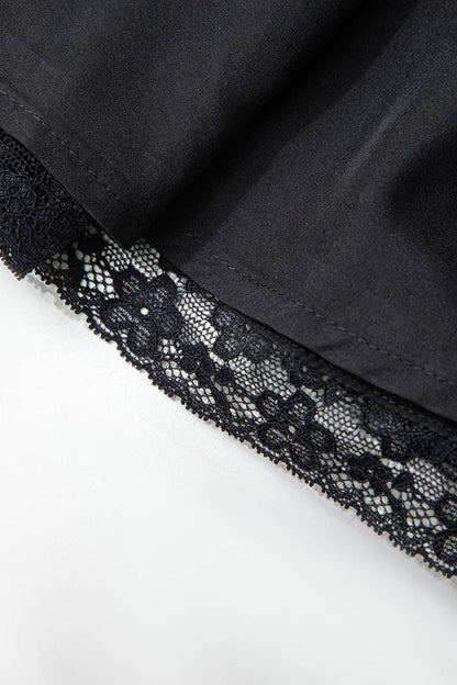 Braided Eyelet Mini Elbise Siaora