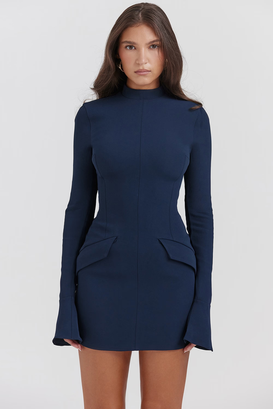 Zevuri - Örgü Bodycon Cepli Mini Elbise Mağazam
