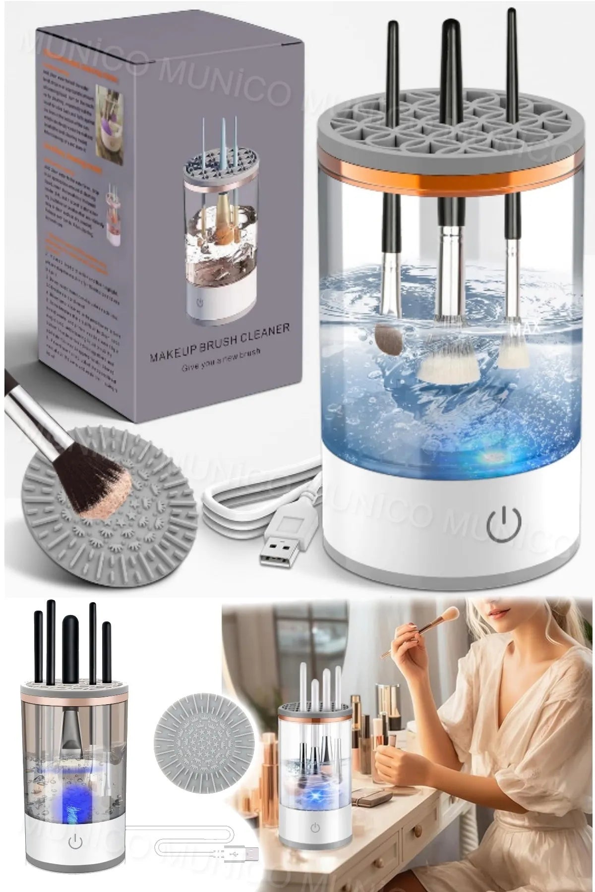 Beauty World Otomatik Fırça Temizleme Makinesi Beauty World