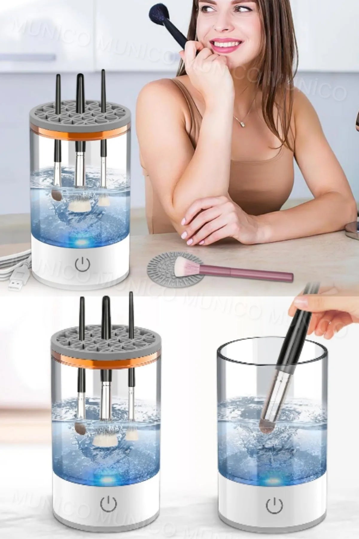 Beauty World Otomatik Fırça Temizleme Makinesi Beauty World