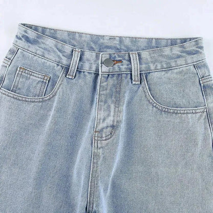 Düz Paça Jean Pantolon Niebbla