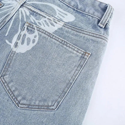 Düz Paça Jean Pantolon Niebbla
