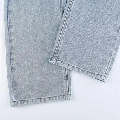 Düz Paça Jean Pantolon Niebbla