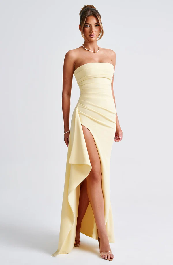 Night of Zafirah Maxi Elbise Shine Aura