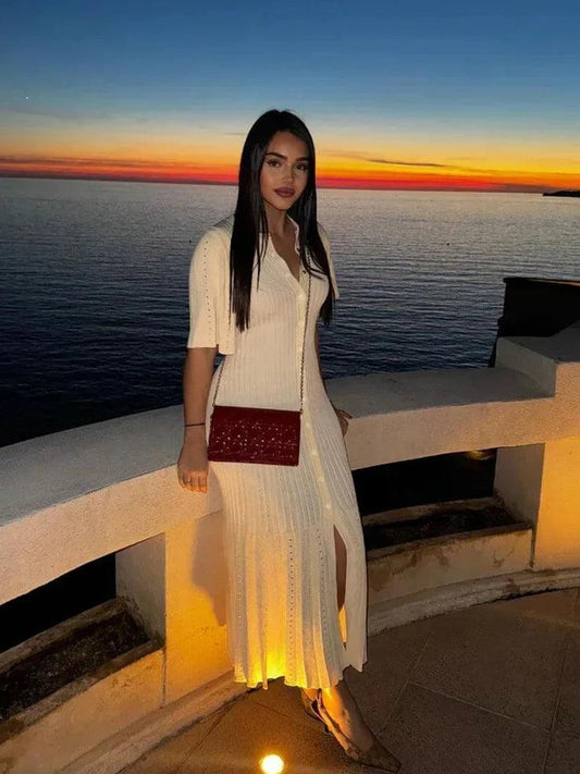Gina Midi Elbise Siaora
